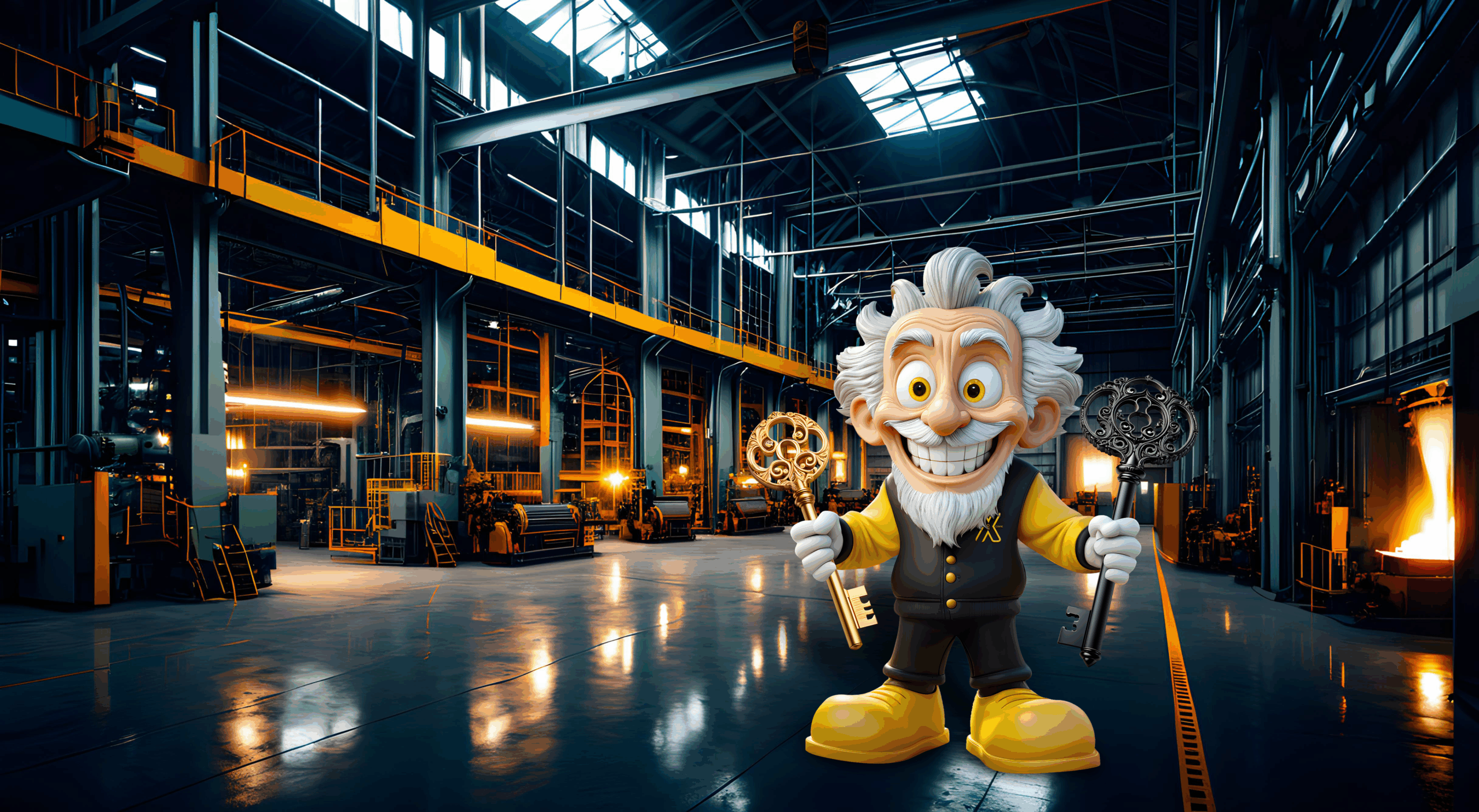 Usine + Mascotte
